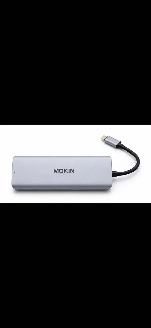 MOKiN MOUC0304 USB-C Multiport Hub Adapter with Dual HDMI, DP, and Card Readers